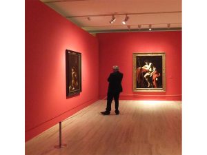 San Juan Bautista en el desierto, 1602 Caravaggio The Nelson-Atkins Museum of Art, adquirido por el William Rockhill Nelson Trust, Kansas City 