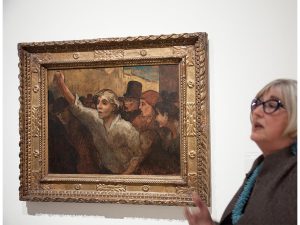 Honoré Daumier El levantamiento, 1848 Óleo sobre lienzo The Phillips Collection, Washington D.C.